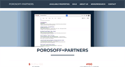 Desktop Screenshot of porosoff.com