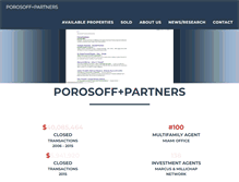 Tablet Screenshot of porosoff.com